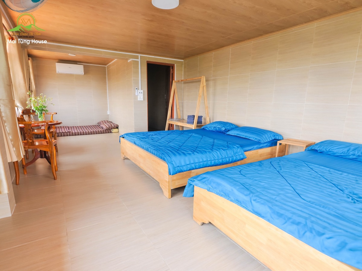 Phòng nghỉ 6 người tại Mai Tùng House Núi Cấm
