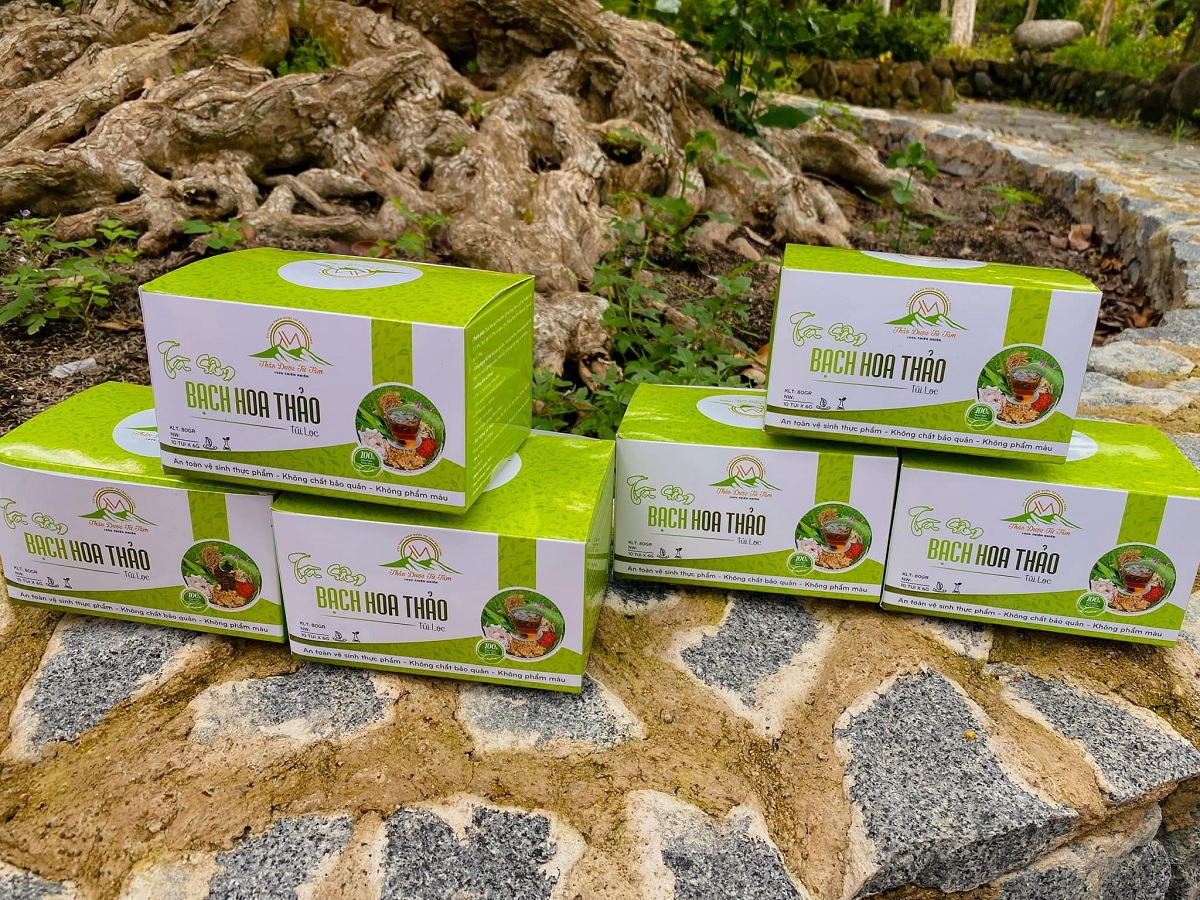 tra sam bach hoa thao dat ocop 3 sao